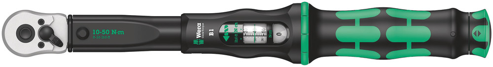 Click-Torque B 1 torque wrench with reversible ratchet, 10-50 Nm - Click-Torque B 1