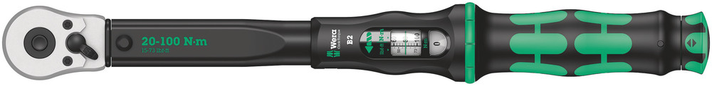 Click-Torque B 2 torque wrench with reversible ratchet, 20-100 Nm - Click-Torque B 2