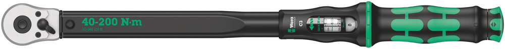 Click-Torque C 3 torque wrench with reversible ratchet, 40-200 Nm - Click-Torque C 3