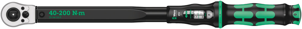 Click-Torque C 3 Push R/L adjustable torque wrench for clockwise and anti-clockwise torque-control, 40-200 Nm - Click-Torque C 3 r/l