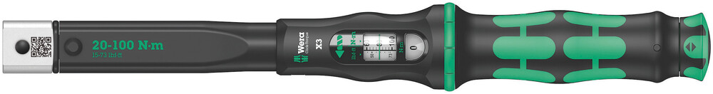 Click-Torque X 3 torque wrench for insert tools, 20-100 Nm - Click-Torque X 3