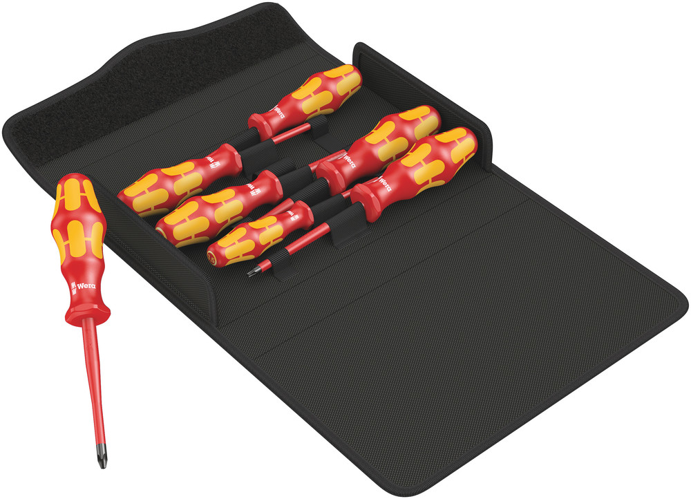 Kraftform 100 iS/7 set 1 Screwdriver set Kraftform Plus series 100. Partly with reduced blade diameter - Kraftform 100 iS/7 Set 1