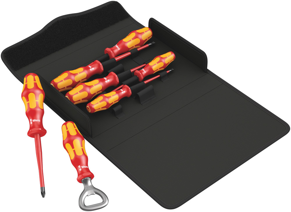Kraftform 100 iS/7 set 2 Screwdriver set Kraftform Plus series 100. Partly with reduced blade diameter - Kraftform 100 iS/7 Set 2