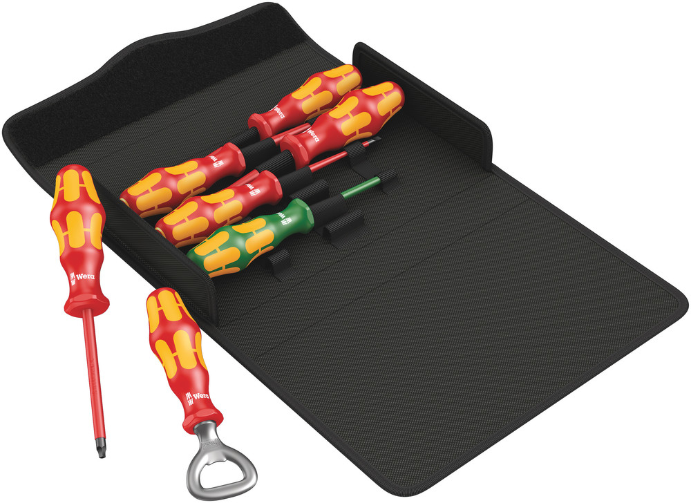 Kraftform 100 iS/7 set 3 Screwdriver set Kraftform Plus series 100. Partly with reduced blade diameter - Kraftform 100 iS/7 Set 3