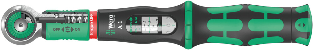 Safe-Torque A 1 torque wrench with 1/4" square head drive, 2-12 Nm - Safe-Torque A 1