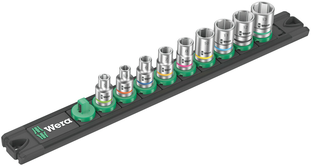 Magnetic socket rail A 4 Zyklop socket set, 1/4" drive - Socket Rail A 4