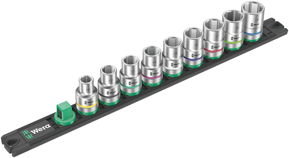 Magnetic socket rail C 4 Zyklop socket set, 1/2" drive - Socket Rail C 4
