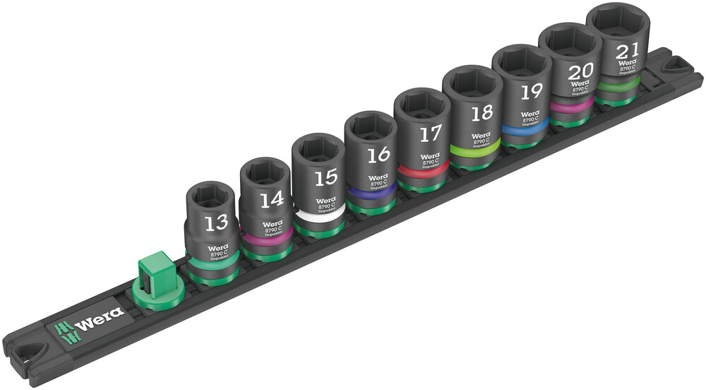 Magnetic socket rail C Impaktor 1 socket set, 1/2" drive - Socket Rail C Impaktor 1